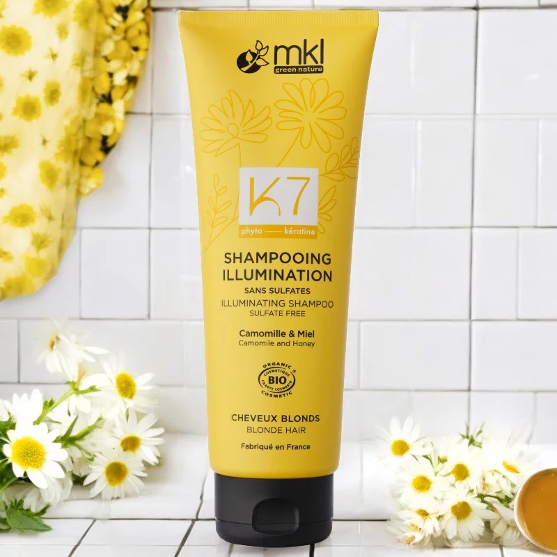 Shampooing illumination BIO camomille & miel - 250ml - MKL Green Nature
