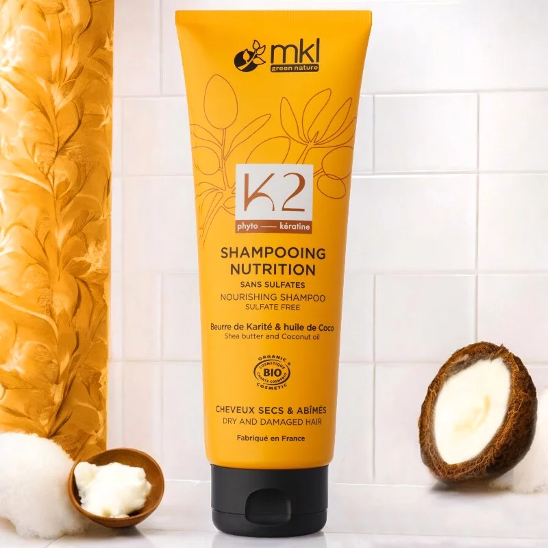 Shampooing nutrition BIO karité & coco - 250ml - MKL Green Nature