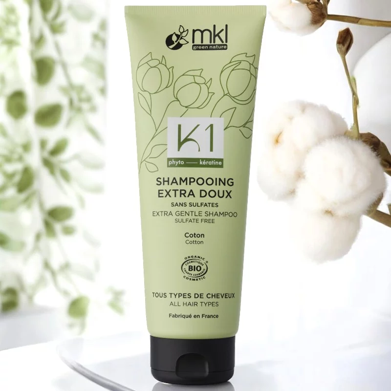 Shampoo extra mild BIO Baumwolle - 250ml - MKL Green Nature