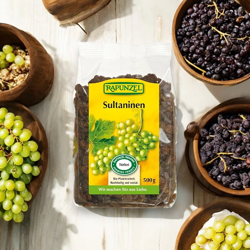 Raisins secs sultanines BIO - 500g - Rapunzel