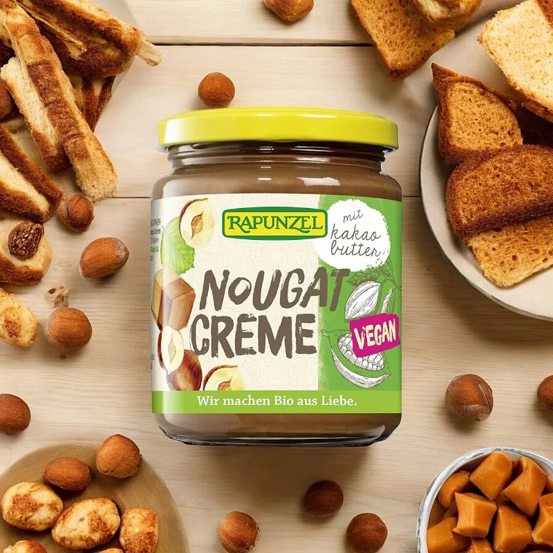 Nougat-Creme mit Kakaobutter BIO - 250g - Rapunzel