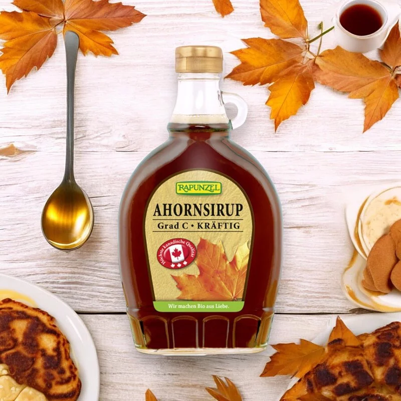 Ahornsirup Grad C kräftig BIO - 375ml - Rapunzel