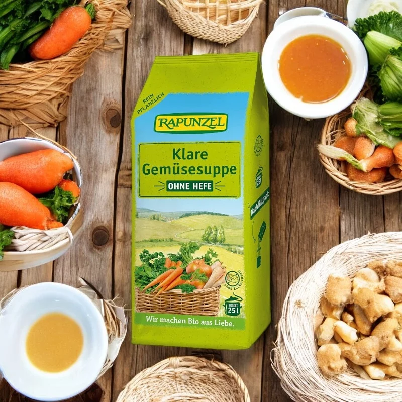 Klare Bouillon ohne Hefe BIO - 500g - Rapunzel