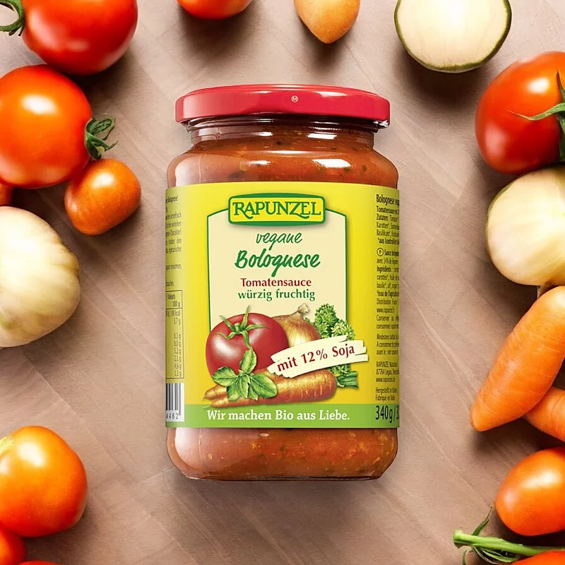 Vegane Tomatensauce Bolognese BIO - 340g - Rapunzel