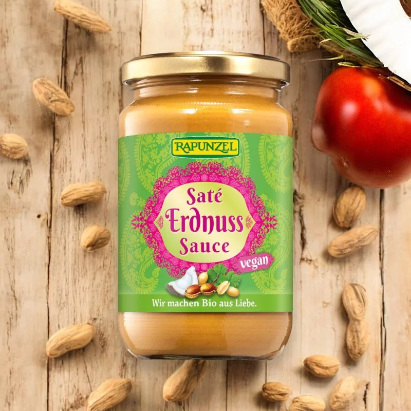Sauce aux cacahuètes saté BIO - 330ml - Rapunzel