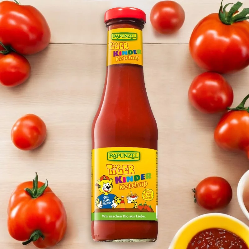 Ketchup Tiger pour enfants BIO - 450ml - Rapunzel