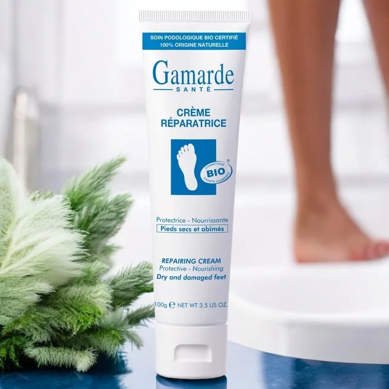 Crème réparatrice pieds BIO tea tree & eau thermale - 100g - Gamarde