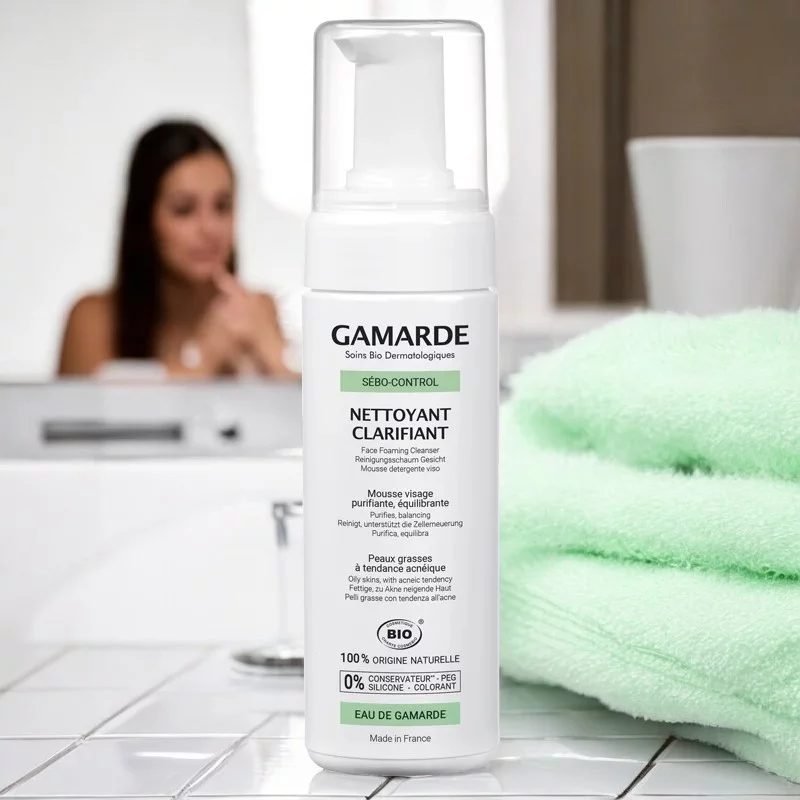 Klärender BIO-Reinigungsschaum Thermalwasser - 160ml - Gamarde