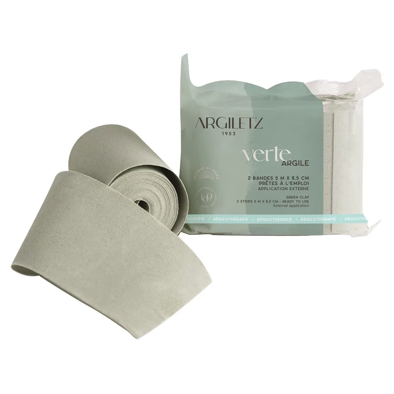 Bandes d'argile verte - 2 bandes - Argiletz
