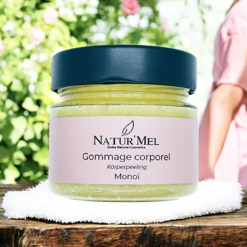 Gommage au sucre naturel monoï - 230g - Natur'Mel