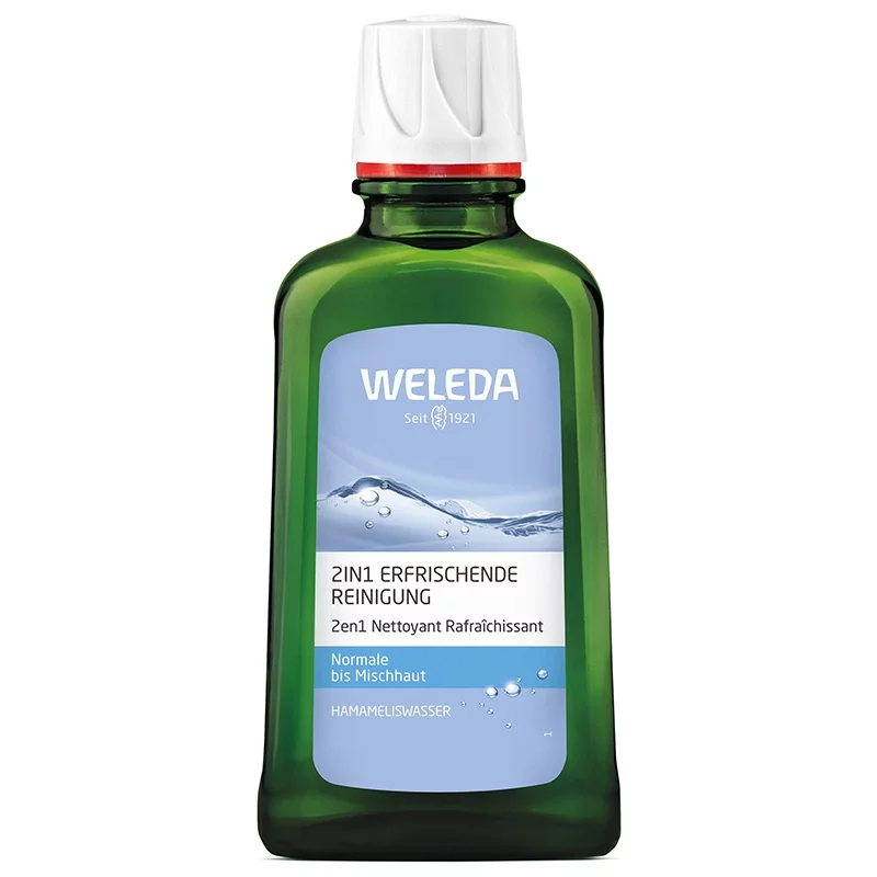 Erfrischender 2in1 Reinigung Zaubernuss BIO - 100ml - Weleda