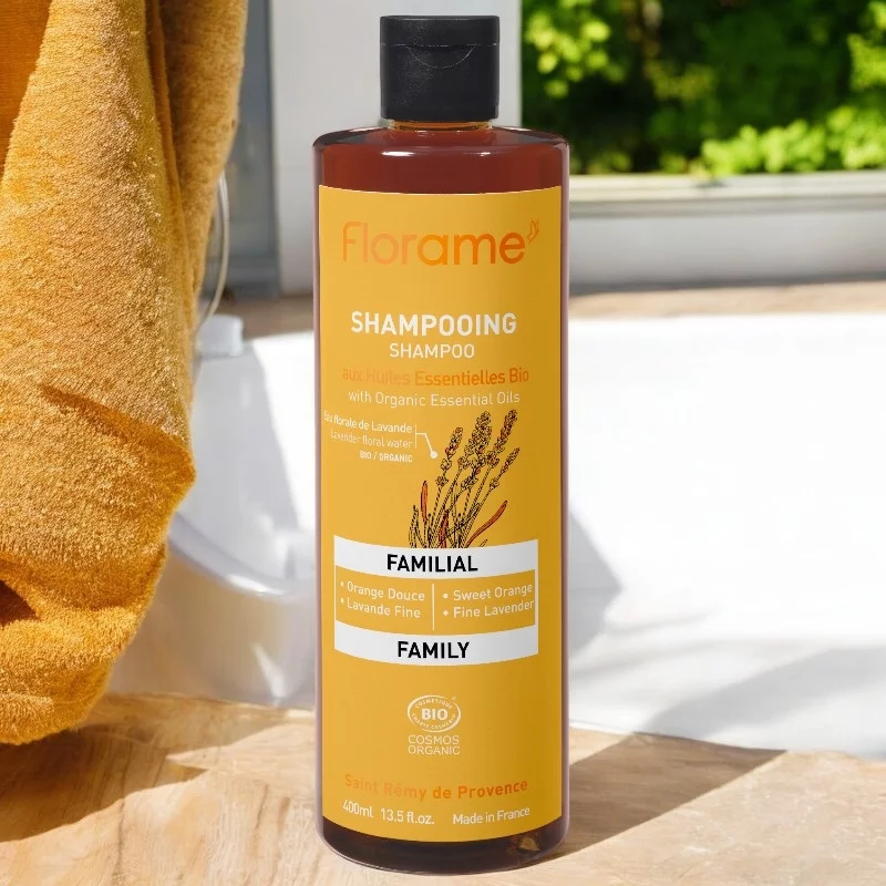 Familienshampoo Orange & feiner Lavendel BIO - 400ml - Florame