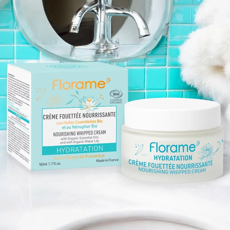 Nährender Cremeschaum Wasserlilie BIO - 50ml - Florame