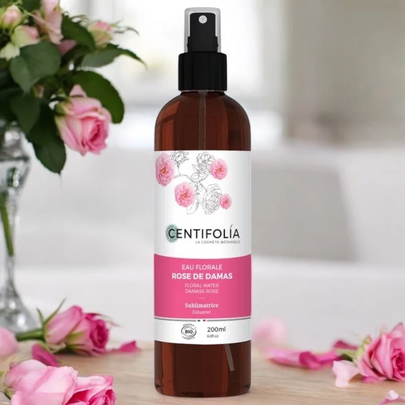 Eau florale rose de Damas BIO - 200ml - Centifolia