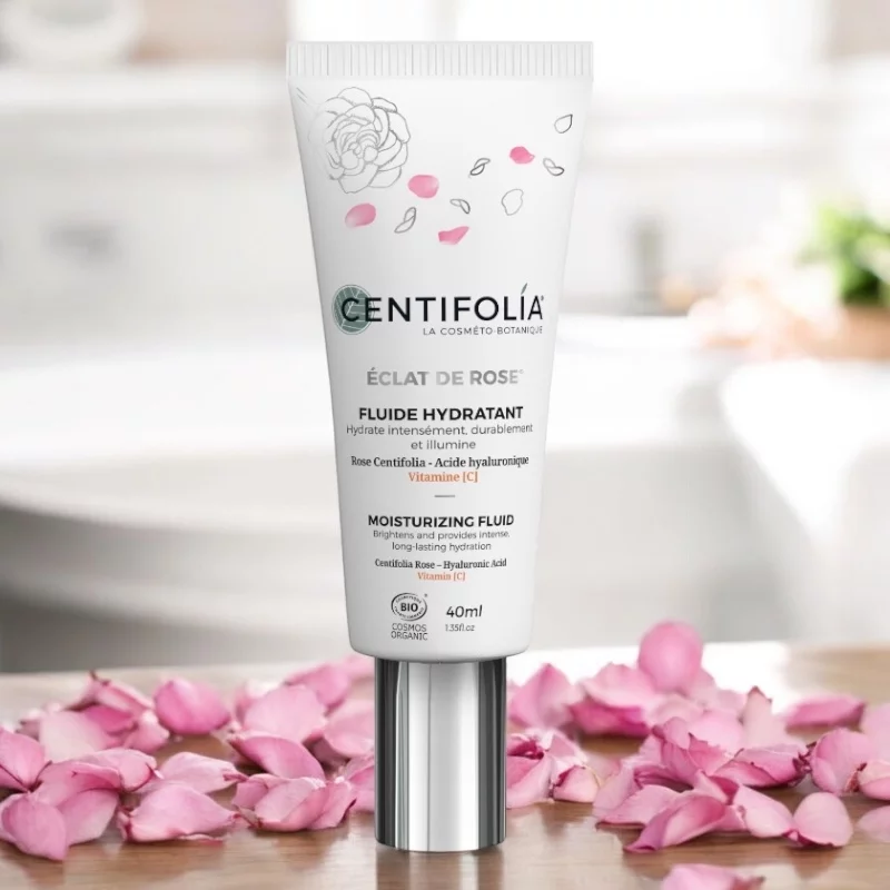 Feuchtigkeitsfluid Rose BIO - 40ml - Centifolia