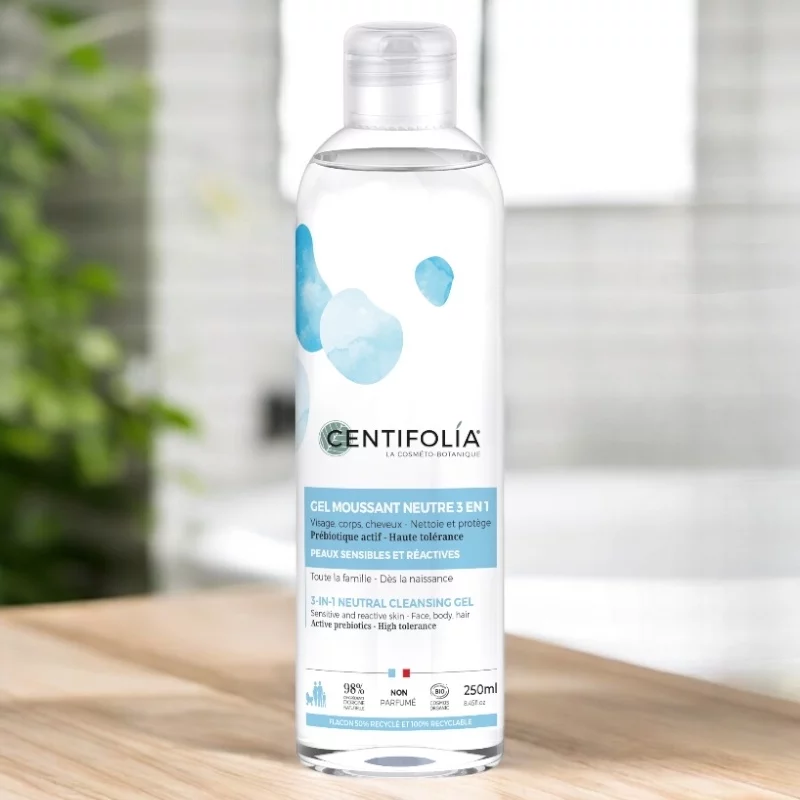 Neutrales Schaumgel 3 in 1 Aloe Vera BIO - 250ml - Centifolia