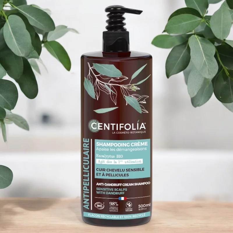 Creme-Shampoo Anti-Schuppen Eukalyptus BIO - 500ml - Centifolia