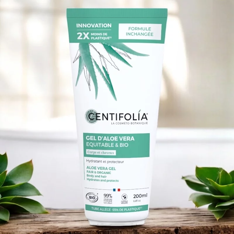 Gel d'aloe vera corps & cheveux BIO - 200ml - Centifolia