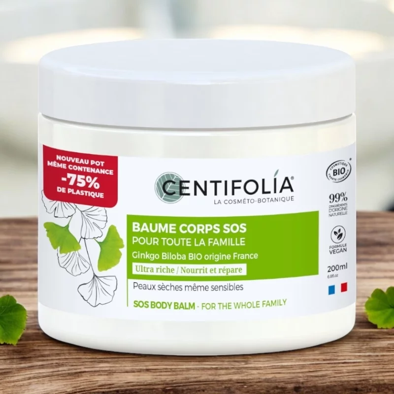 Familien SOS Körperbalsam Ginkgo Biloba BIO - 200ml - Centifolia