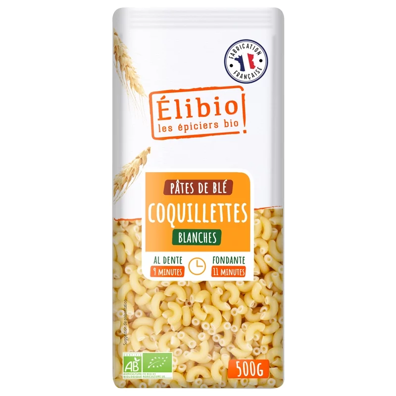 BIO-Hartweizenmuscheln - 500g - Élibio