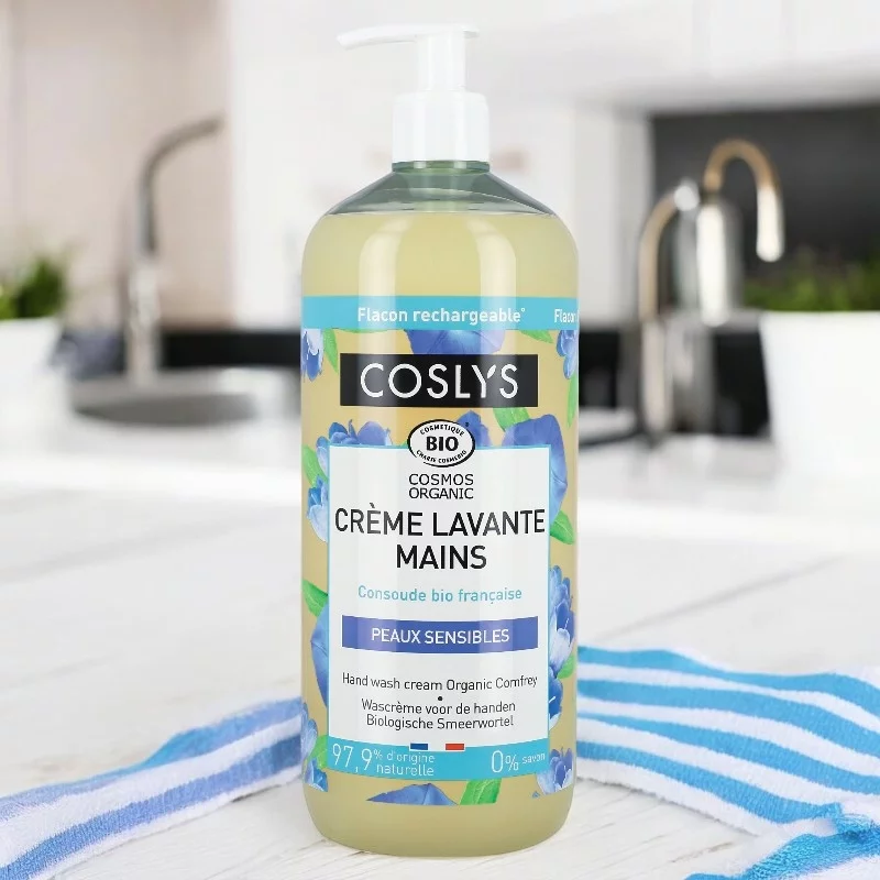 Crème lavante mains BIO consoude - 1l - Coslys