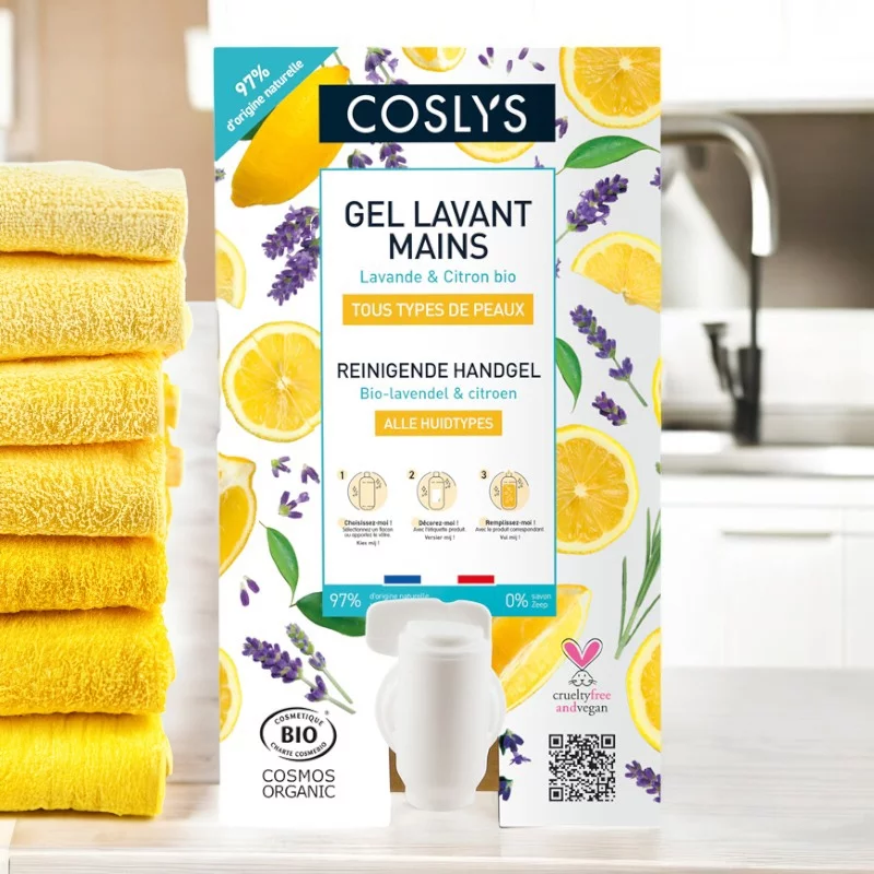 Gel lavant mains BIO lavande & citron - 10kg - Coslys
