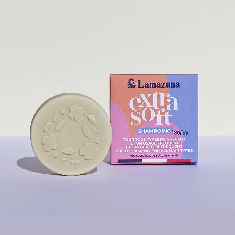 Festes Shampoo ultra mild für alle Haare - 70ml - Lamazuna