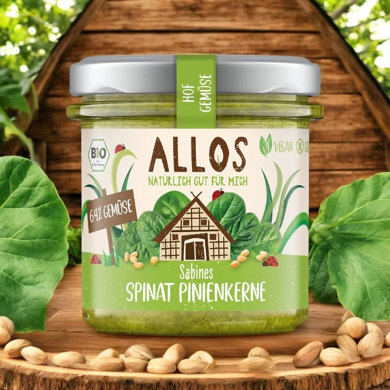 Spinat & Pinienkerne Austrich BIO - 135g - Allos