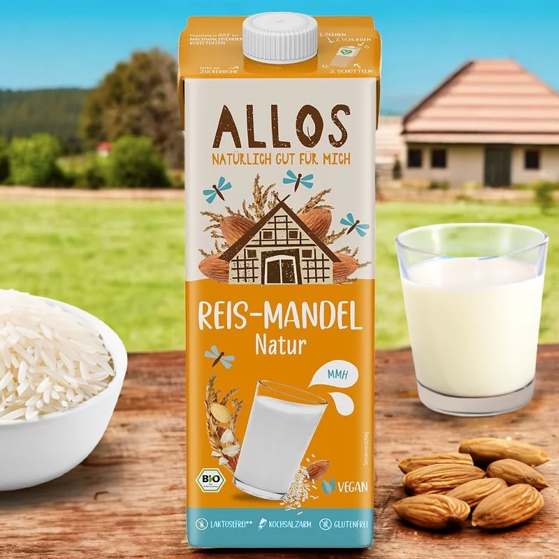 Boisson aux amandes & au riz nature BIO - 1l - Allos