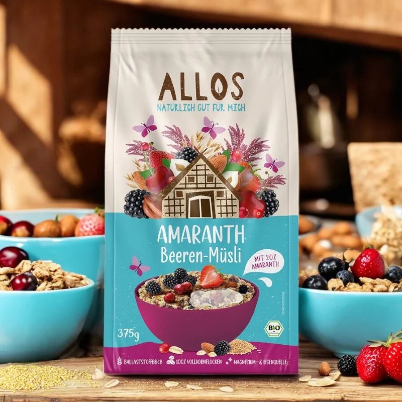 Müesli Amaranth & Beeren BIO - 375g - Allos