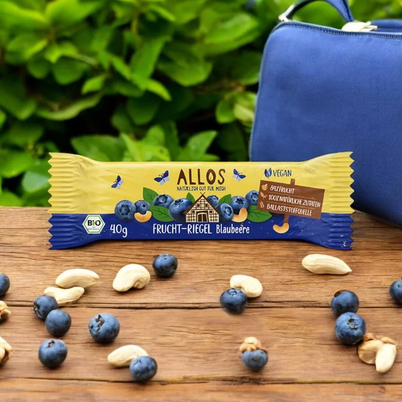 Fruchtriegel Heidelbeere BIO - 40g - Allos