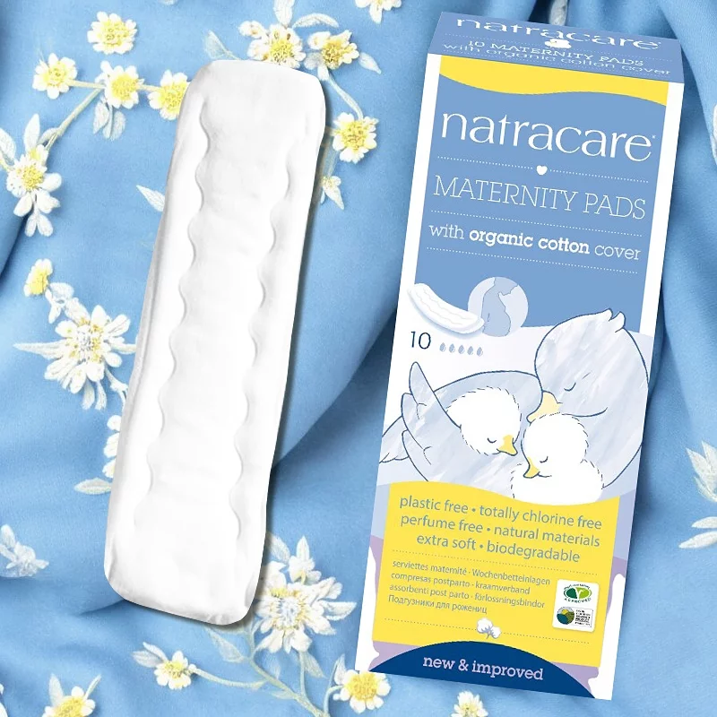 Serviettes hygiéniques de maternité BIO - 10 pièces - Natracare﻿