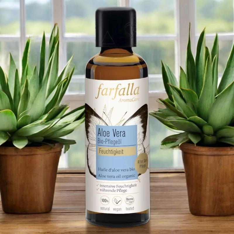 BIO-Pflegeöl Aloe Vera - 75ml - Farfalla