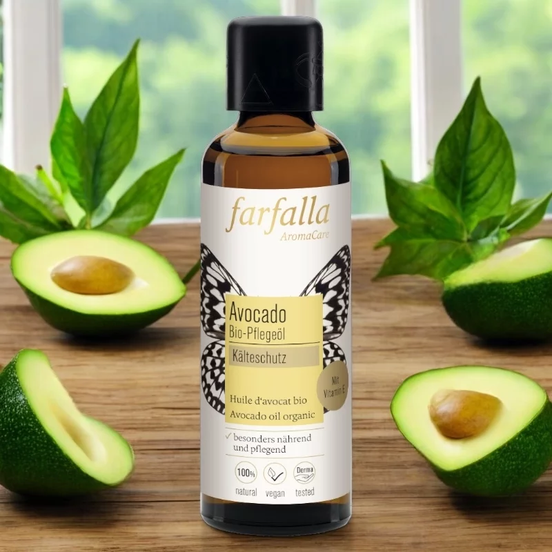 Huile d'avocat BIO - 75ml - Farfalla