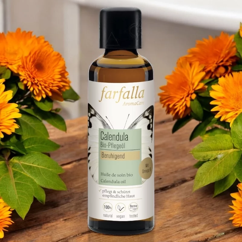 Calendula BIO-Pflegeöl - 75ml - Farfalla