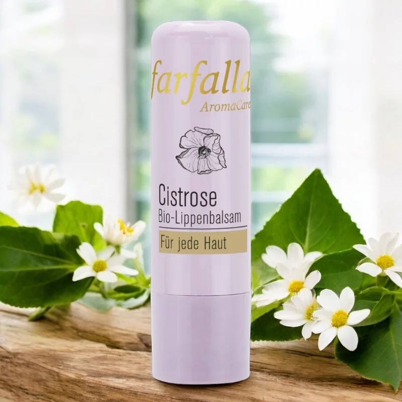 BIO-Lippenbalsam Cistrose - 4,6g - Farfalla