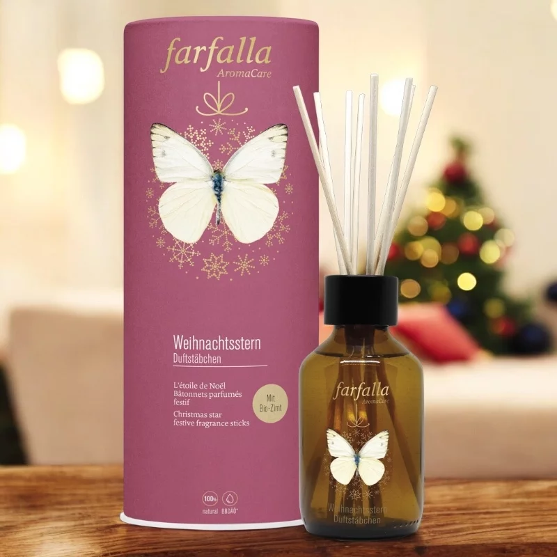 Bâtonnets parfumés Étoile de noël - 150ml - Farfalla