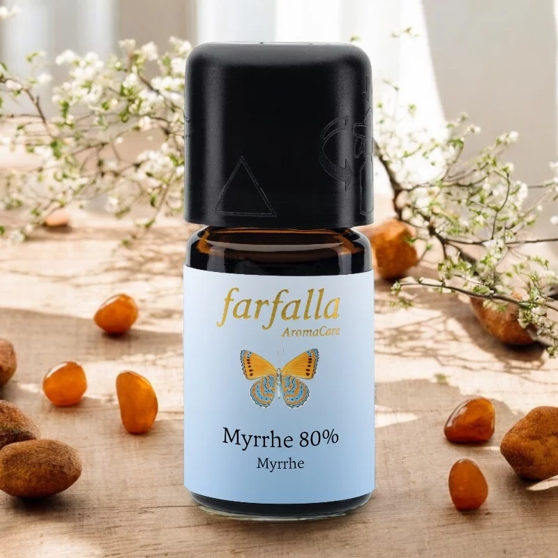 Huile essentielle Myrrhe 80% (20% alc.) sauvage - 5ml - Farfalla