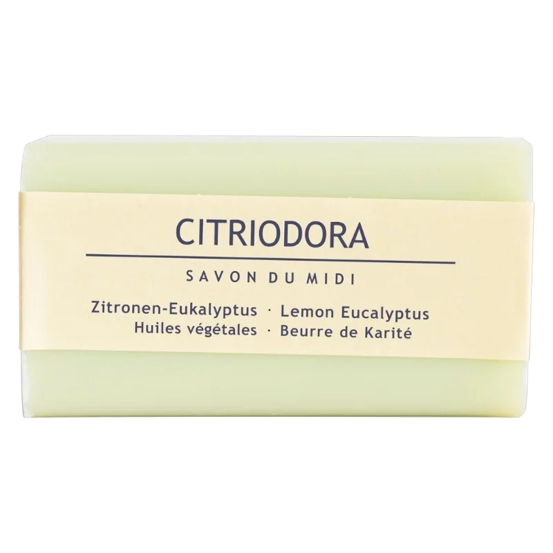 Seife mit Sheabutter, Zitrone & Eukalyptus - 100g - Savon du Midi