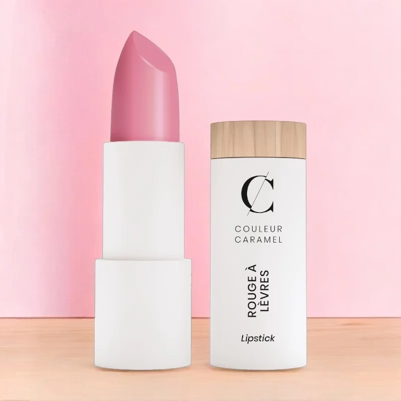 Lippenstift satin Mittelrosa N°221 BIO - 3,5g - Couleur Caramel