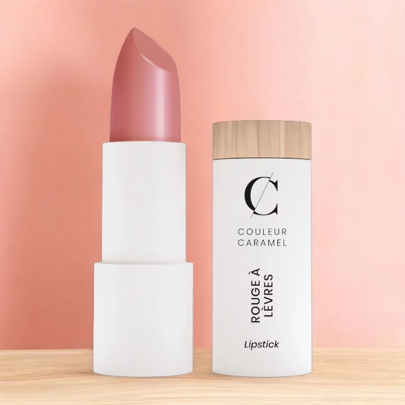 Lippenstift satin Altrosa N°257 BIO - 3,5g - Couleur Caramel