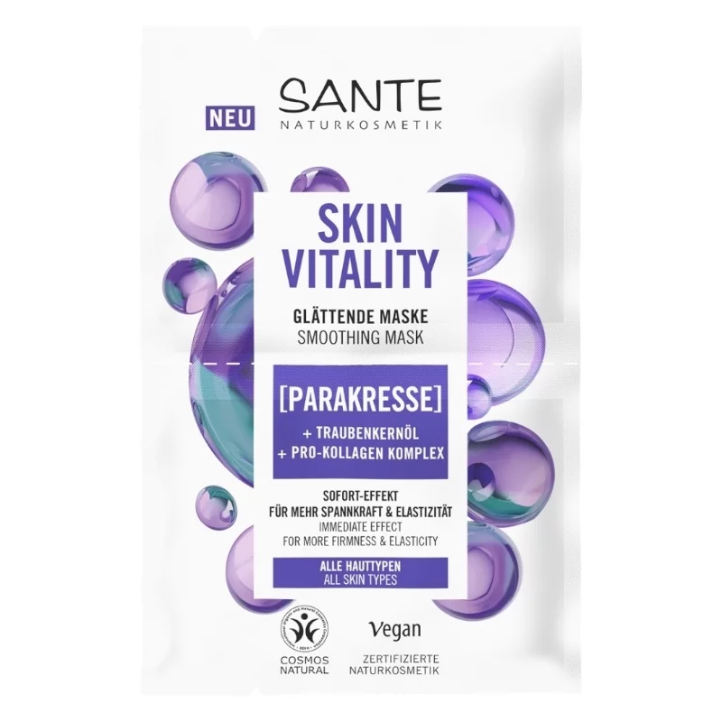Masque lissant collagène & pépins de raisin - 8ml - Sante