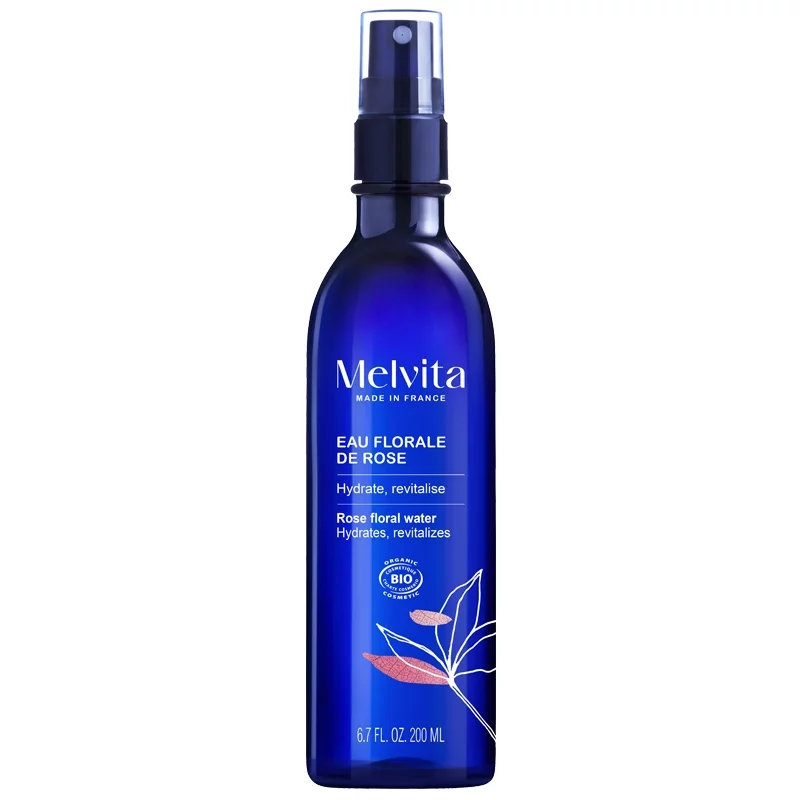 BIO-Rosenblütenwasser mit Spray - 200ml - Melvita