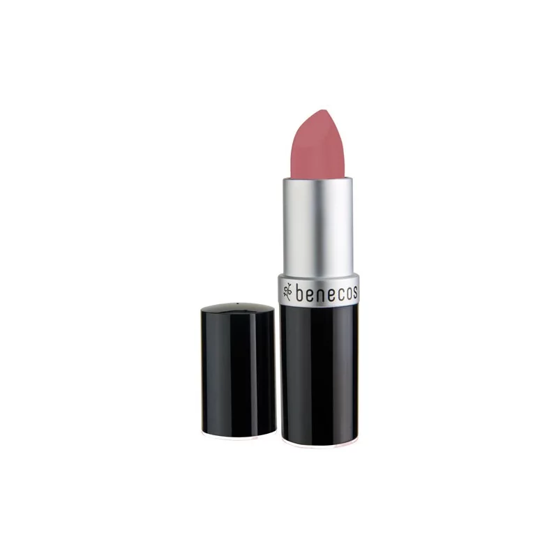 Rouge à lèvres mat BIO Rose doux - Pink rose - 4,5g - Benecos