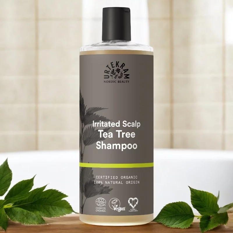 Shampoo für gereizte Kopfhaut Teebaum BIO - 500ml - Urtekram