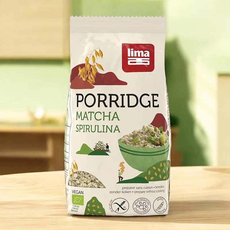 BIO-Express Porridge Matcha Spirulina - 350g - Lima