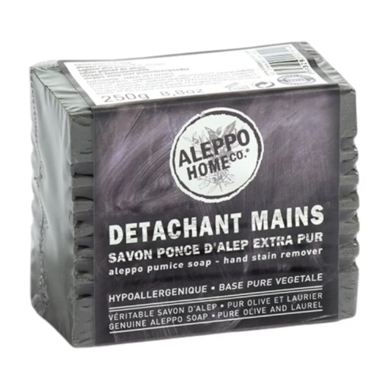 Savon détachant mains à la pierre ponce d'Alep - 250g - Tadé