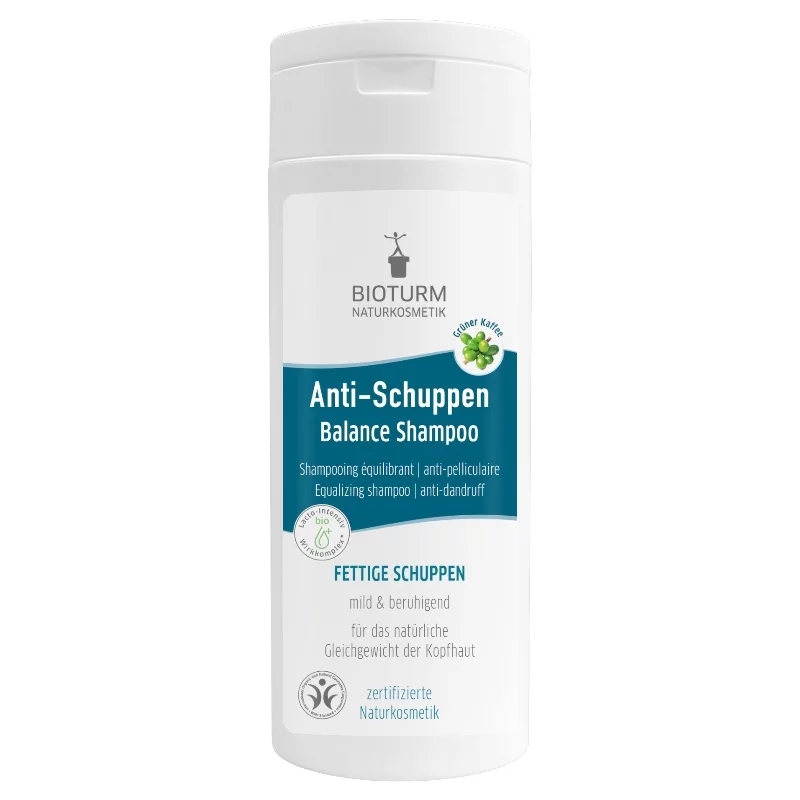 Shampooing anti-pelliculaire romarin & café vert - 200ml - Bioturm