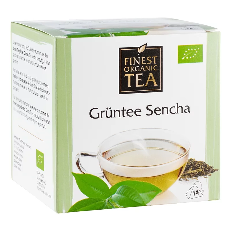 Sencha Grüntee BIO - 14 Teebeutel - Swiss Alpine Herbs