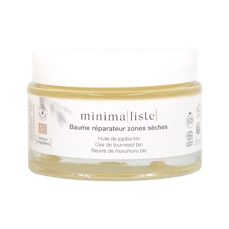 Baume réparateur zones sèches BIO jojoba - 50ml - Minimalistee